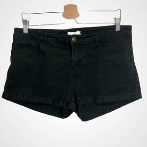 H&M Mid Rise Cuff Hem Shorts Size 12